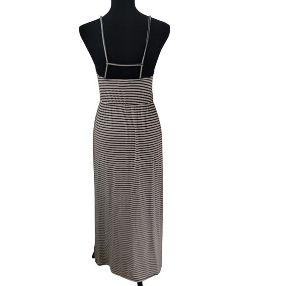 BDG Striped Midi Dress Made in USA Strappy Size Medium Beachy Coastal‎ Casual - Picture 2 of 8